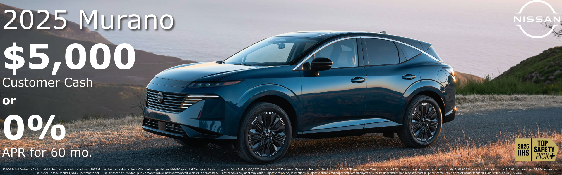 2025 Nissan Murano Offers