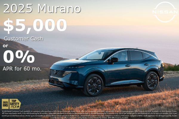 2025 Nissan Murano Offers