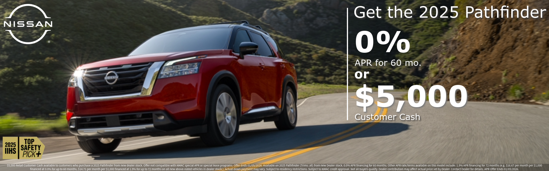 2025 Nissan Pathfinder Offers
