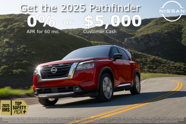 2025 Nissan Pathfinder Offers