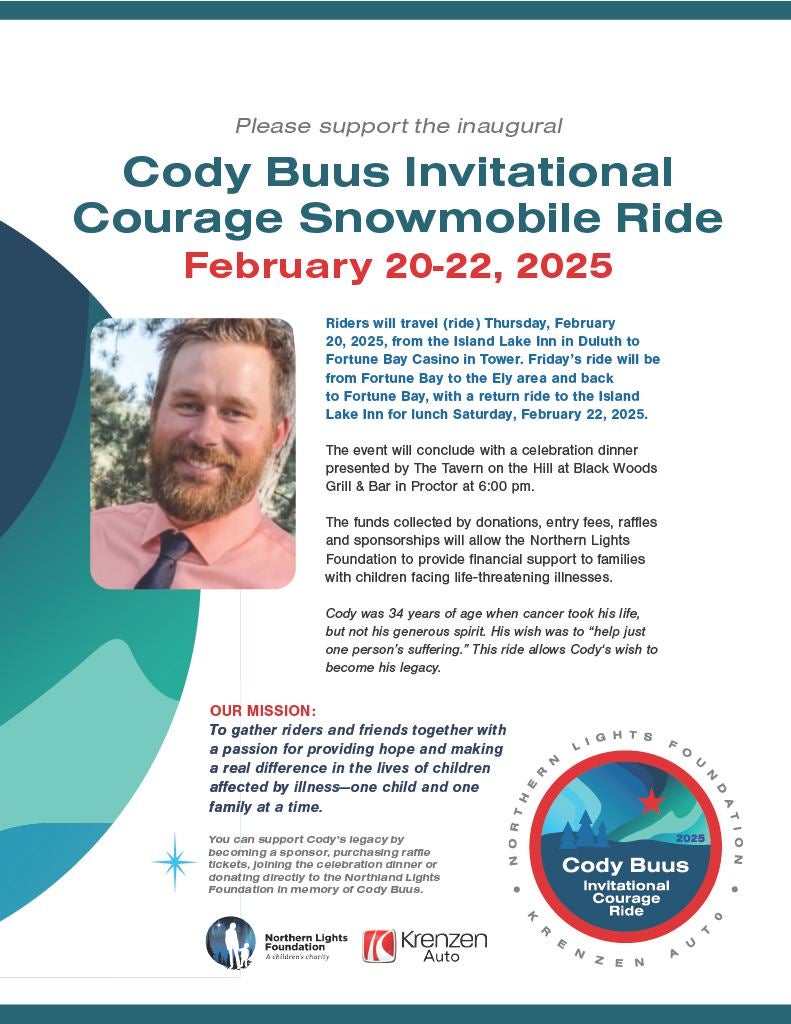 Cody Buus Invitational Courage Ride Flyer